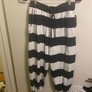 Alice & Olivia Striped Joggers